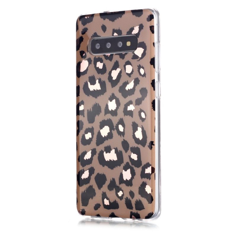 Skal Samsung Galaxy S20 Plus / S20 Plus 5G Marmor I Leopardstil