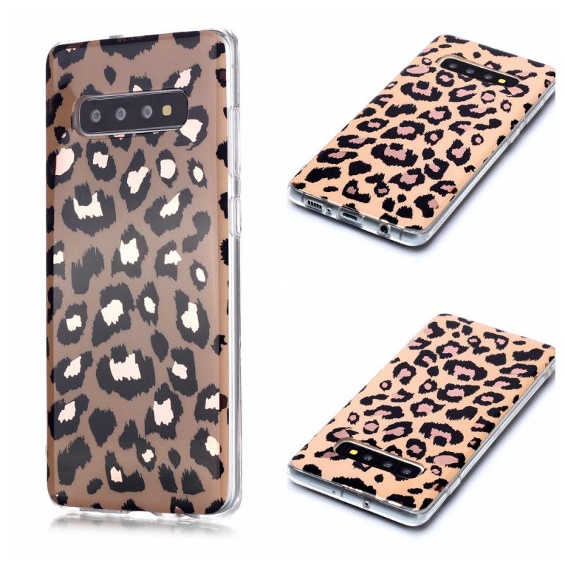 Skal Samsung Galaxy S20 Plus / S20 Plus 5G Marmor I Leopardstil