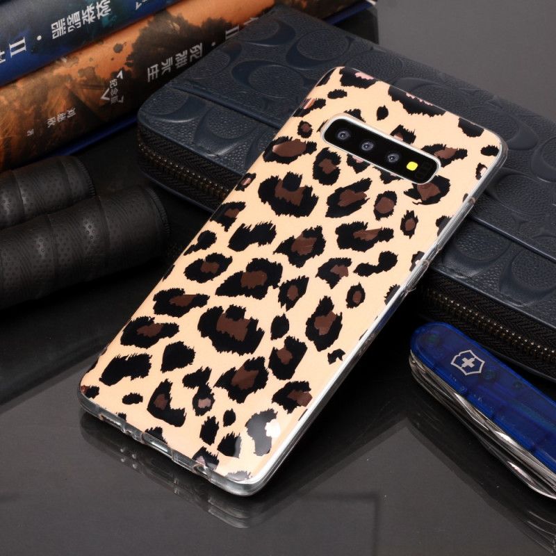 Skal Samsung Galaxy S20 Plus / S20 Plus 5G Marmor I Leopardstil