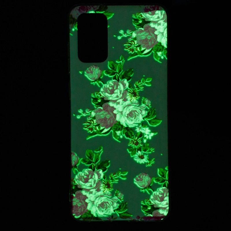 Skal Samsung Galaxy S20 Plus / S20 Plus 5G Mobilskal Fluorescerande Blommor