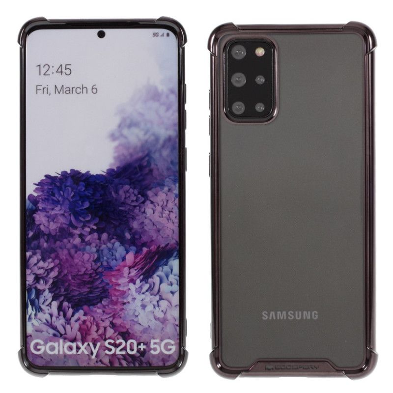 Skal Samsung Galaxy S20 Plus / S20 Plus 5G Svart Genomskinliga Färgglada Kanter