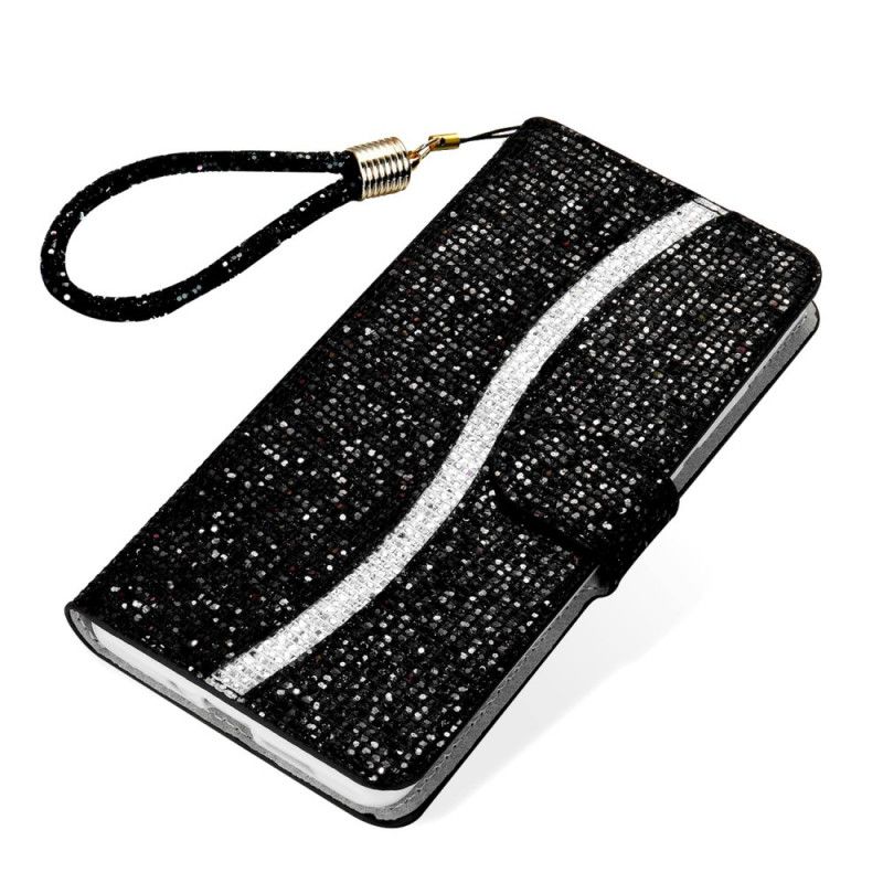 Skyddsfodral Samsung Galaxy S20 Plus / S20 Plus 5G Svart Glitterdesign