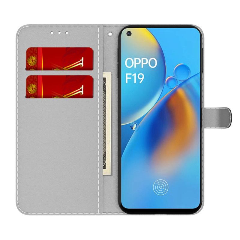 Fodral Oppo A74 4g Abstrakt Mönster