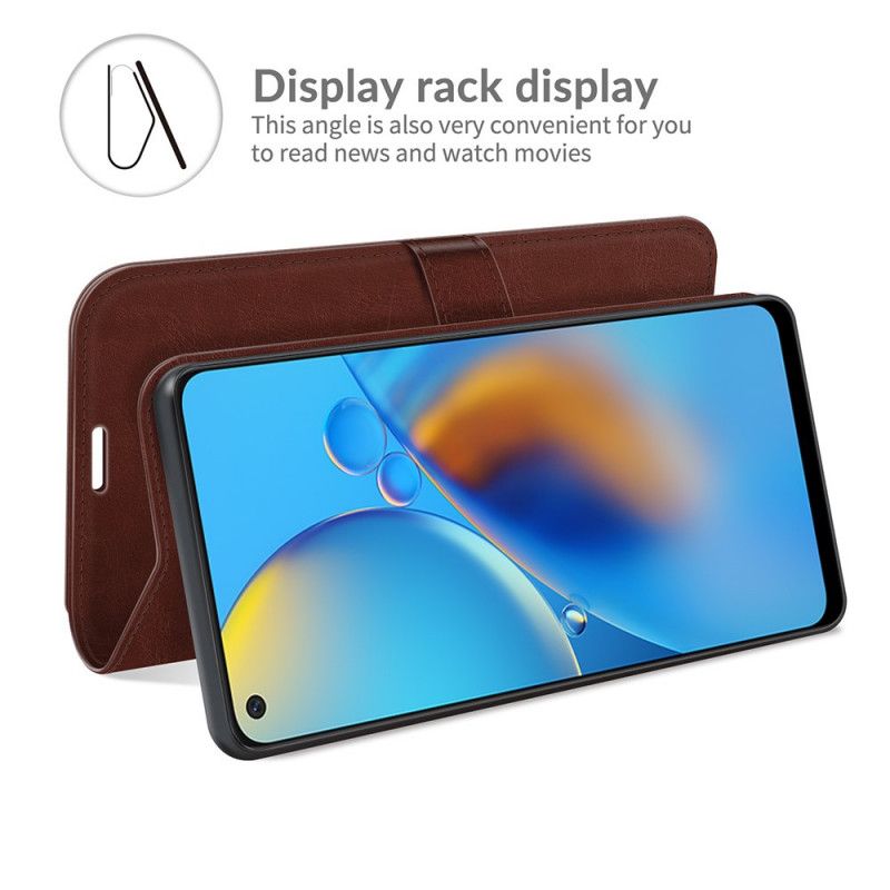 Fodral Oppo A74 4g Faux Leather Ultra