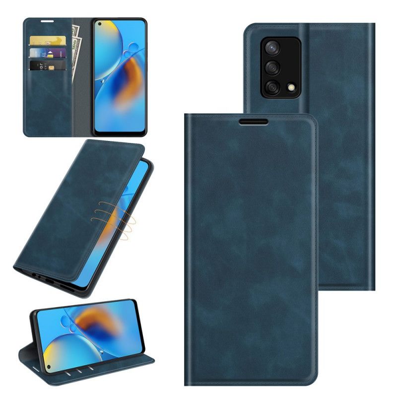 Folio-fodral Oppo A74 4g Telefonfodral Skin-touch