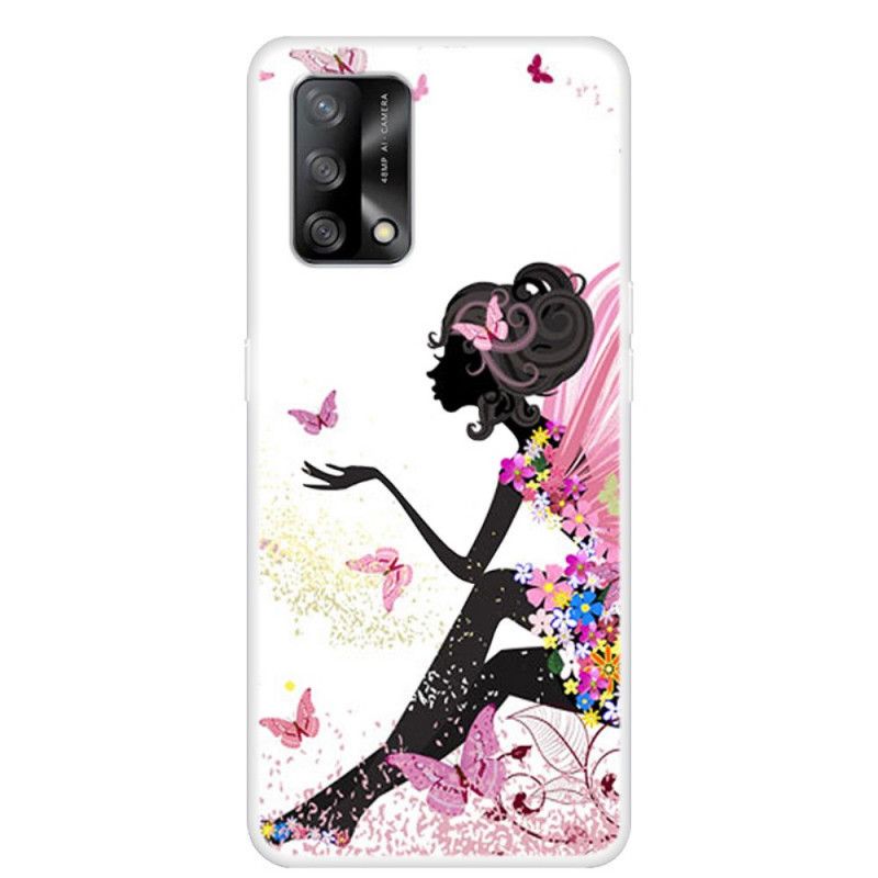 Skal För Oppo A74 4g Flower Fairy