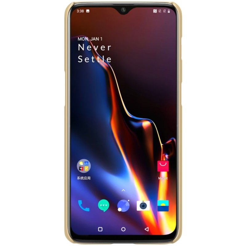 Skal för OnePlus 6T Svart Styv Frostat Nillkin