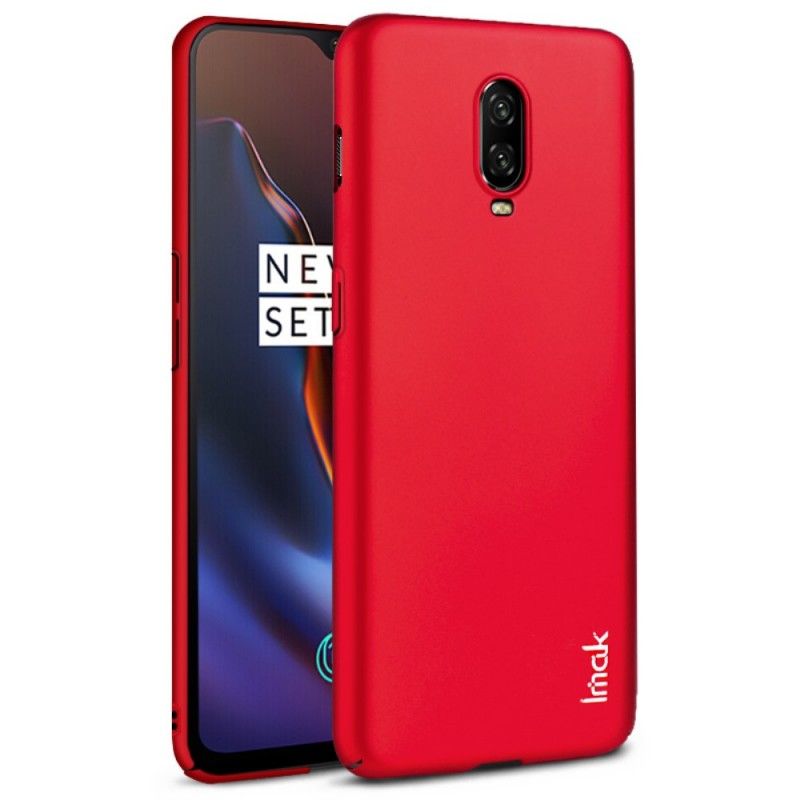 Skal OnePlus 6T Röd Silkeserie