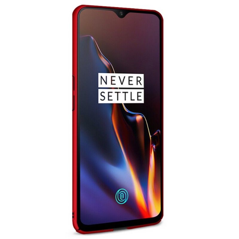 Skal OnePlus 6T Röd Silkeserie