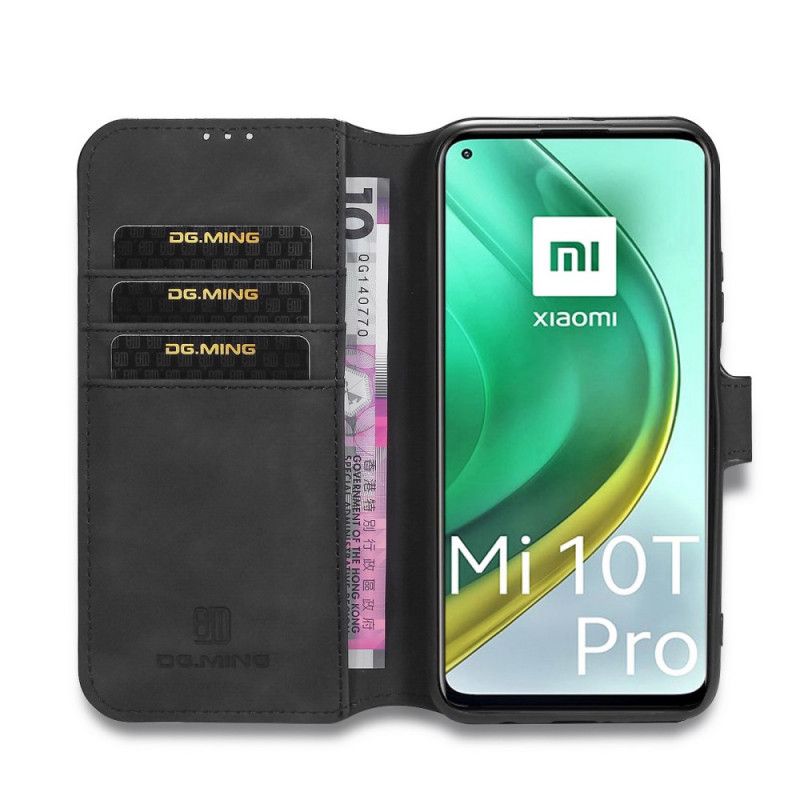 Fodral Xiaomi Mi 10T / 10T Pro Svart Retro Dg.Ming