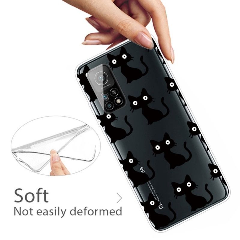 Skal för Xiaomi Mi 10T / 10T Pro Flera Svarta Katter