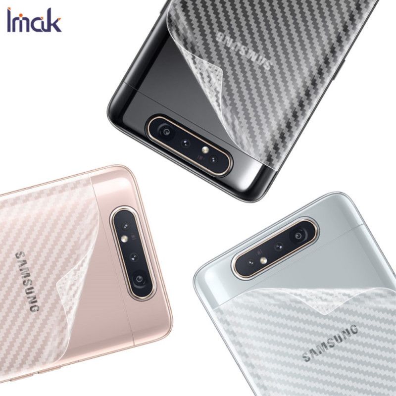 Bakre Skyddsfilm För Samsung Galaxy A80 / A90 Carbon Imak-Stil