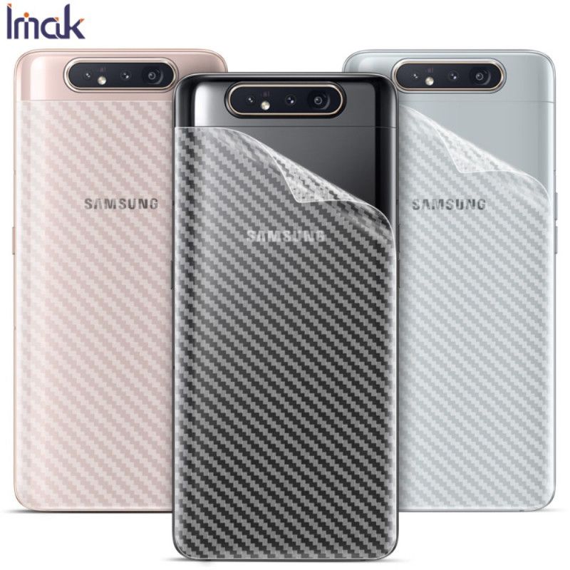 Bakre Skyddsfilm För Samsung Galaxy A80 / A90 Carbon Imak-Stil