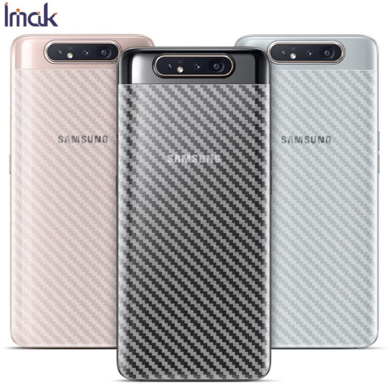 Bakre Skyddsfilm För Samsung Galaxy A80 / A90 Carbon Imak-Stil