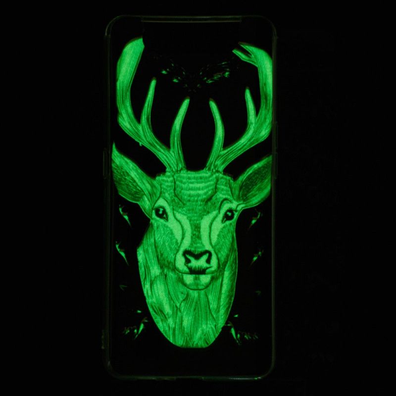 Skal för Samsung Galaxy A80 / A90 Fluorescerande Majestätisk Hjort