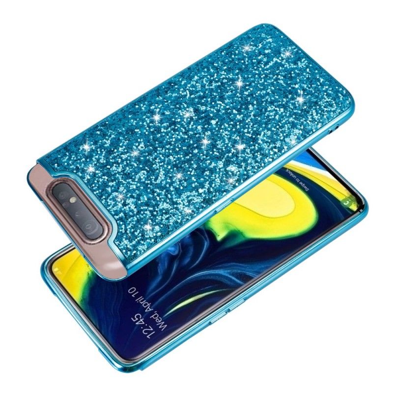 Skal för Samsung Galaxy A80 / A90 Svart Premium Glitter