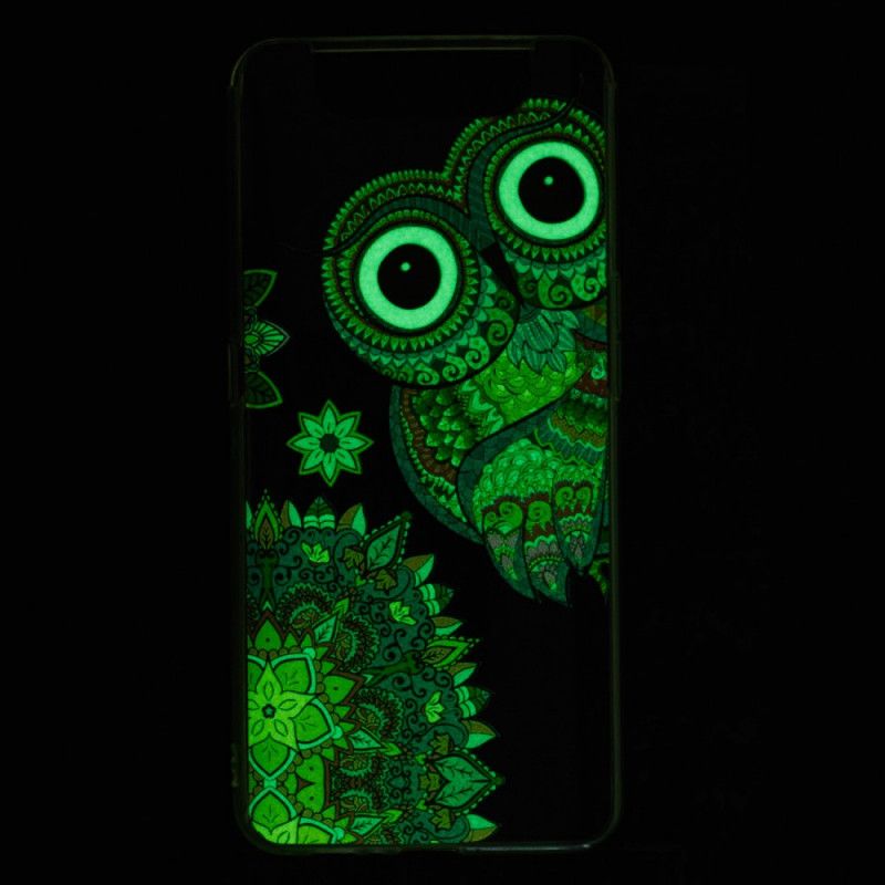 Skal Samsung Galaxy A80 / A90 Fluorescerande Mandalauggla