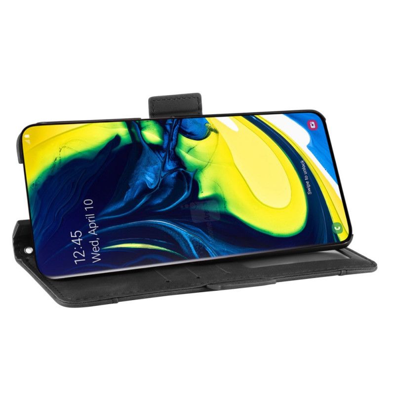 Skyddsfodral Samsung Galaxy A80 / A90 Svart Förstklassigt Multikort