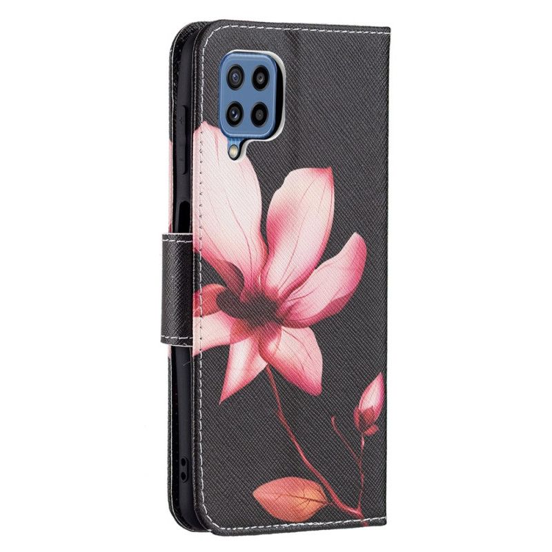 Fodral För Samsung Galaxy M32 Rosa Blomma