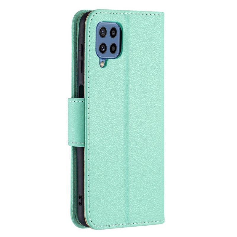 Fodral Samsung Galaxy M32 Lychee Flap Oblique