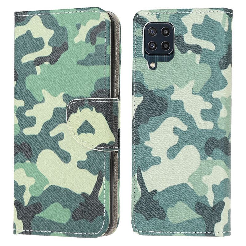 Fodral Samsung Galaxy M32 Militärt Kamouflage