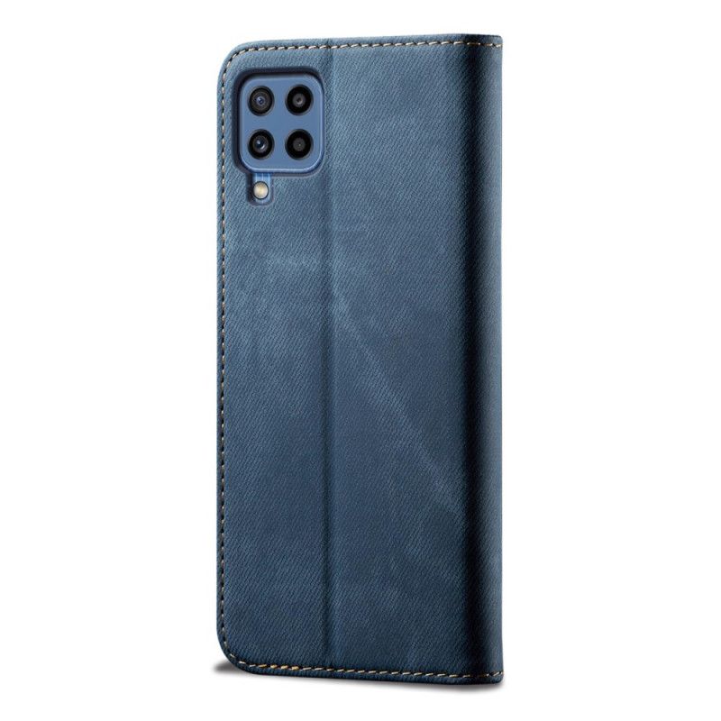 Folio-fodral Samsung Galaxy M32 Denimtyg