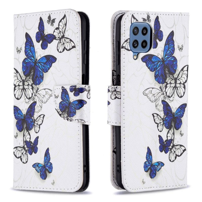 Skyddsfodral Samsung Galaxy M32 Butterflies Kings