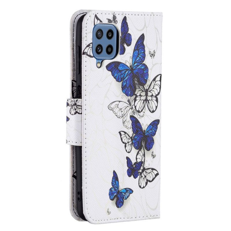 Skyddsfodral Samsung Galaxy M32 Butterflies Kings