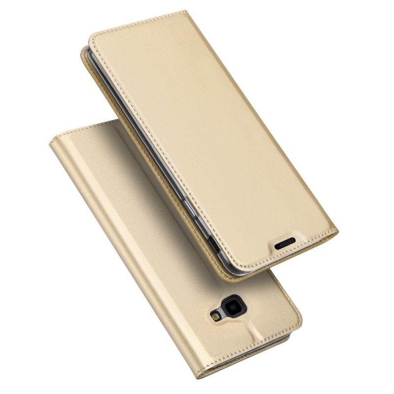 Folio-fodral för Samsung Galaxy J4 Plus Gyllene Förstklassig Serie