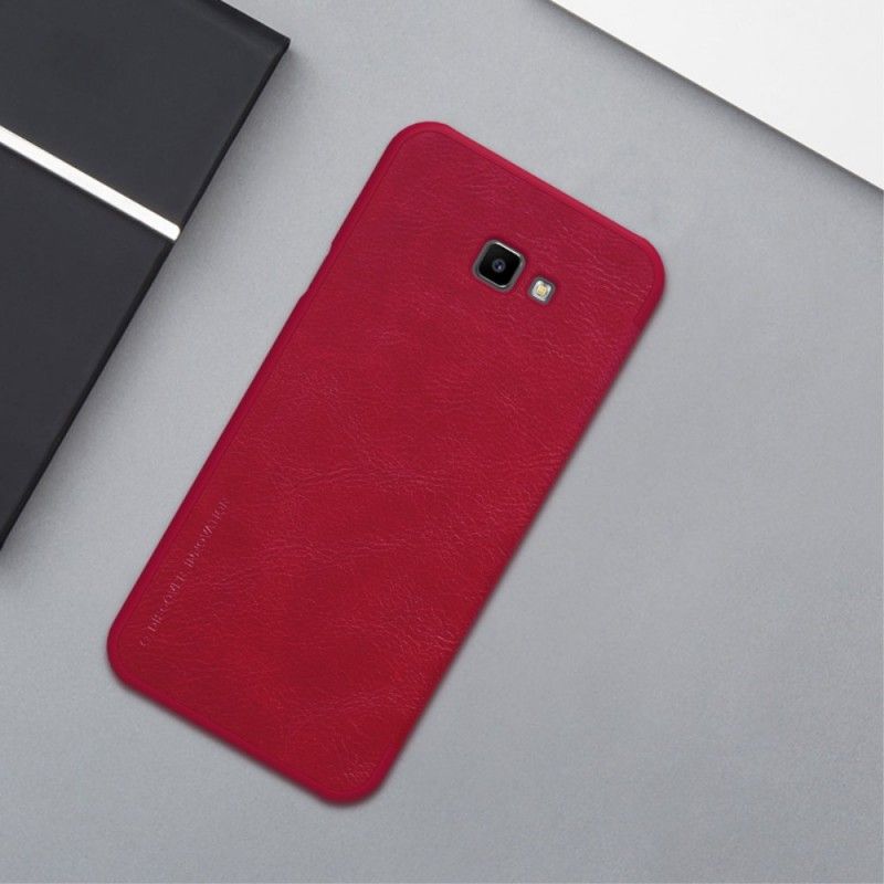 Folio-fodral Samsung Galaxy J4 Plus Röd Nillkin Qin-Serien