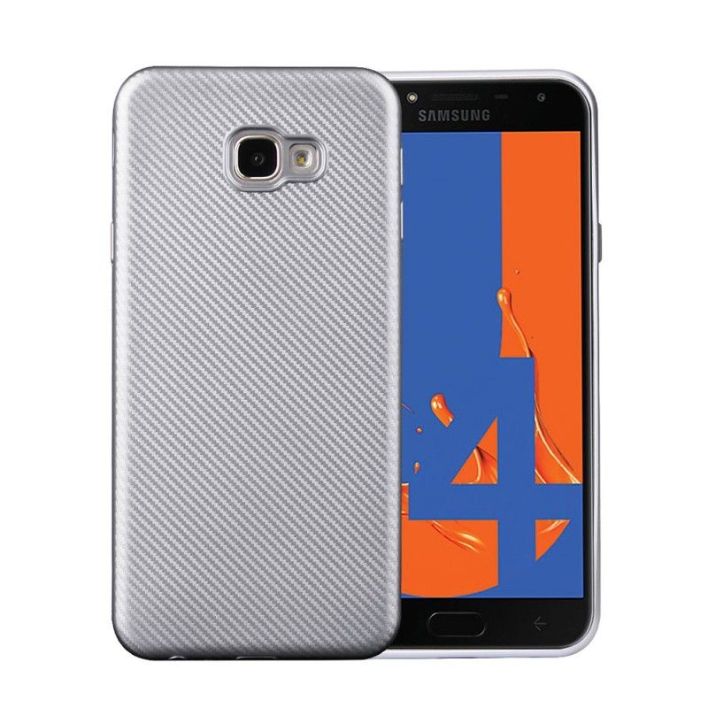 Skal Samsung Galaxy J4 Plus Svart Halkfritt Vävt