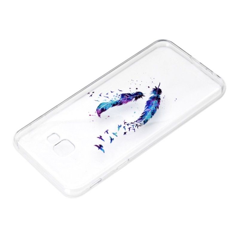 Skal Samsung Galaxy J4 Plus Transparent Fjäder