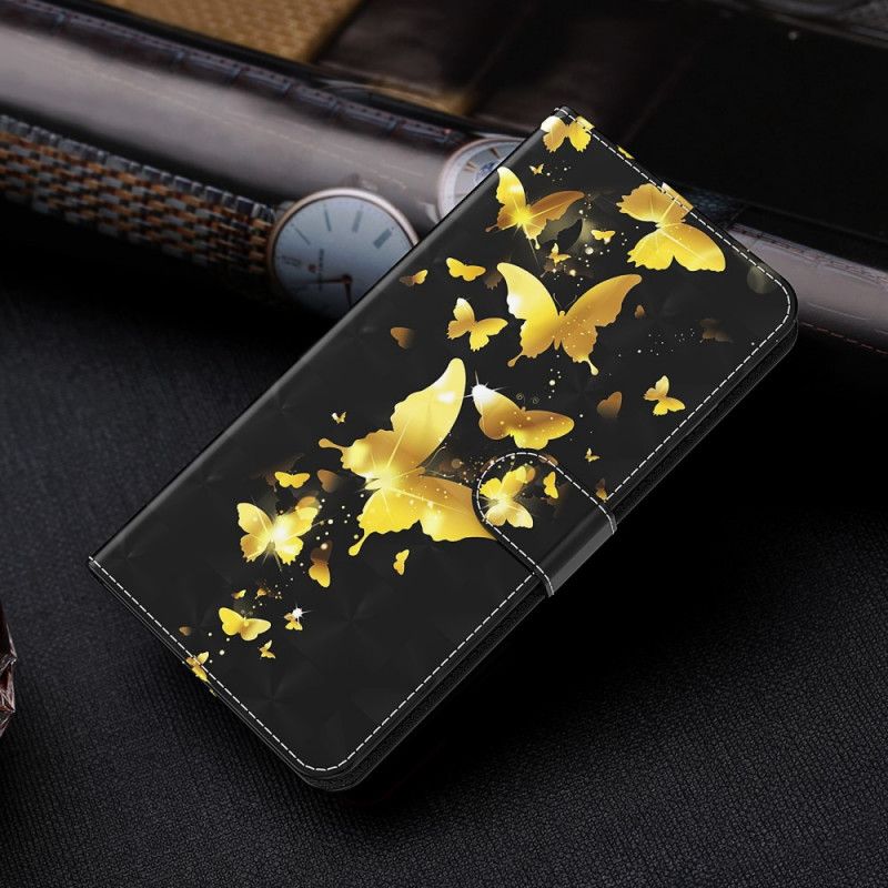 Fodral Samsung Galaxy S21 Plus 5G Gula Fjärilar