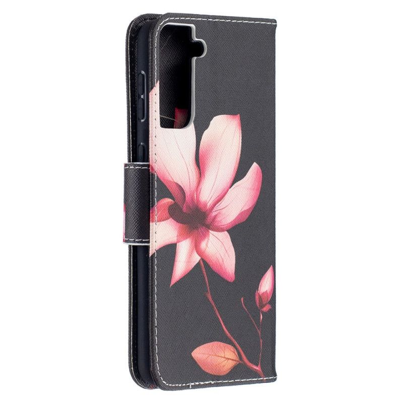 Fodral Samsung Galaxy S21 Plus 5G Rosa Blomma