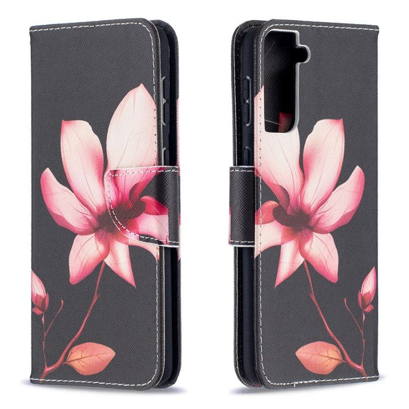 Fodral Samsung Galaxy S21 Plus 5G Rosa Blomma