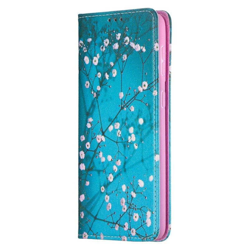 Folio-fodral Samsung Galaxy S21 Plus 5G Blommande Grenar