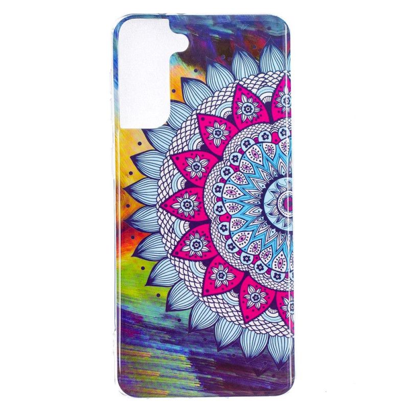 Skal för Samsung Galaxy S21 Plus 5G Fluorescerande Mandala