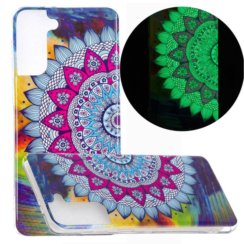 Skal för Samsung Galaxy S21 Plus 5G Fluorescerande Mandala