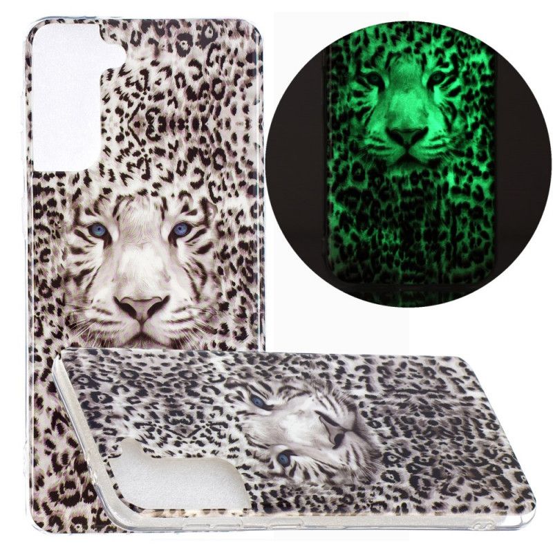 Skal Samsung Galaxy S21 Plus 5G Fluorescerande Leopard