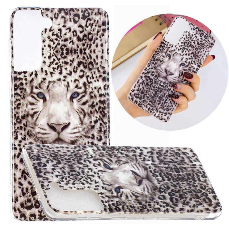 Skal Samsung Galaxy S21 Plus 5G Fluorescerande Leopard