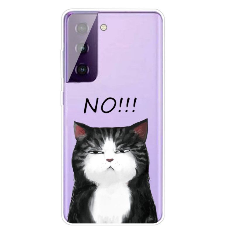 Skal Samsung Galaxy S21 Plus 5G Katten Som Säger Nej