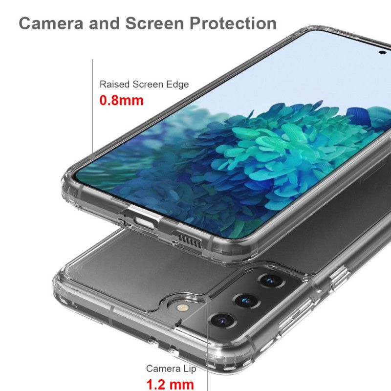 Skal Samsung Galaxy S21 Plus 5G Mobilskal Transparent Kristall
