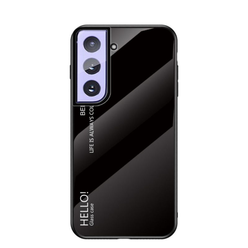 Skal Samsung Galaxy S21 Plus 5G Svart Hej Härdat Glas