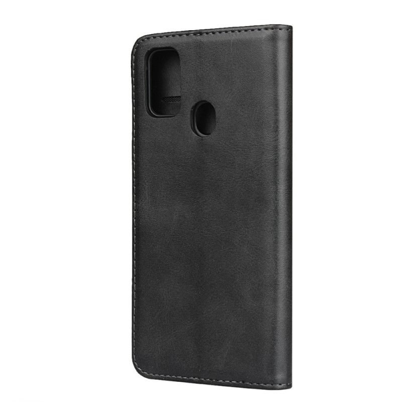 Folio-fodral Samsung Galaxy M21 Svart Elegant Split Läder