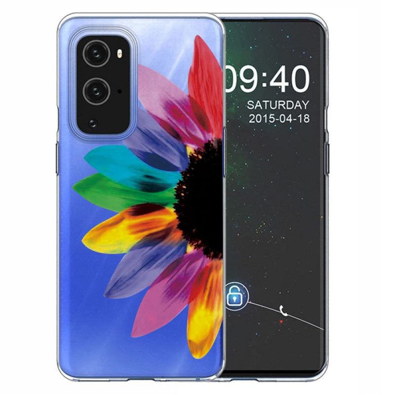 Skal för OnePlus 9 Färgad Blomma