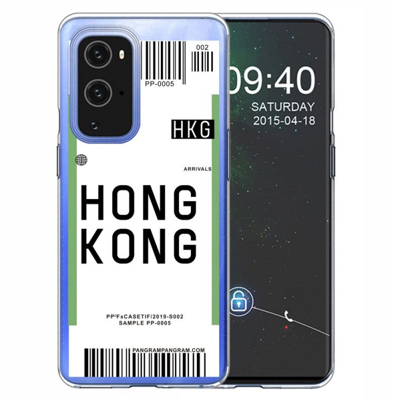 Skal OnePlus 9 Mobilskal Ombordstigningskort Till Hongkong