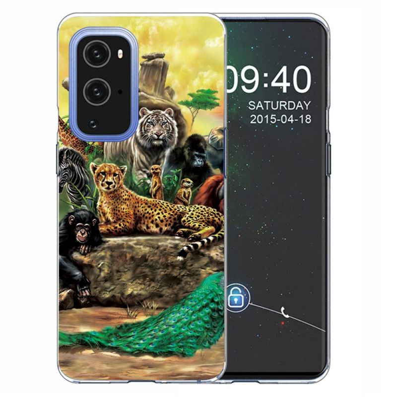 Skal OnePlus 9 Mobilskal Safaridjur