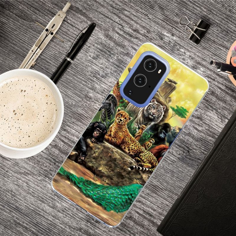 Skal OnePlus 9 Mobilskal Safaridjur