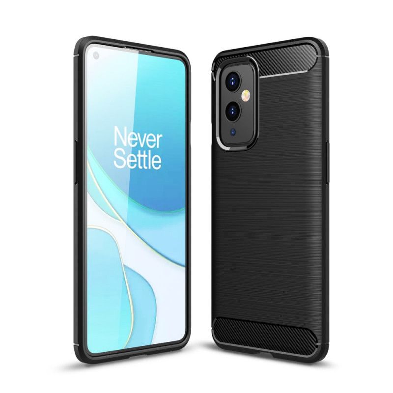 Skal OnePlus 9 Svart Borstad Kolfiber