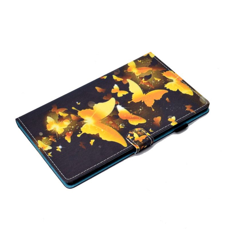 Fodral för Huawei MatePad T 8 Gula Fjärilar